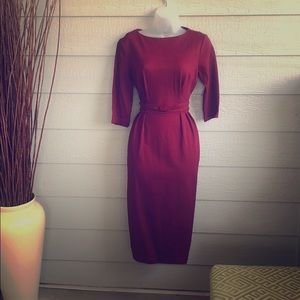 Gorgeous wine retro (inspired) dress!